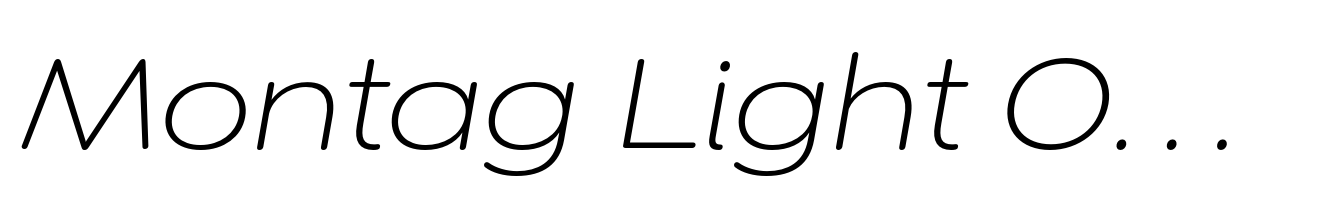 Montag Light Oblique
